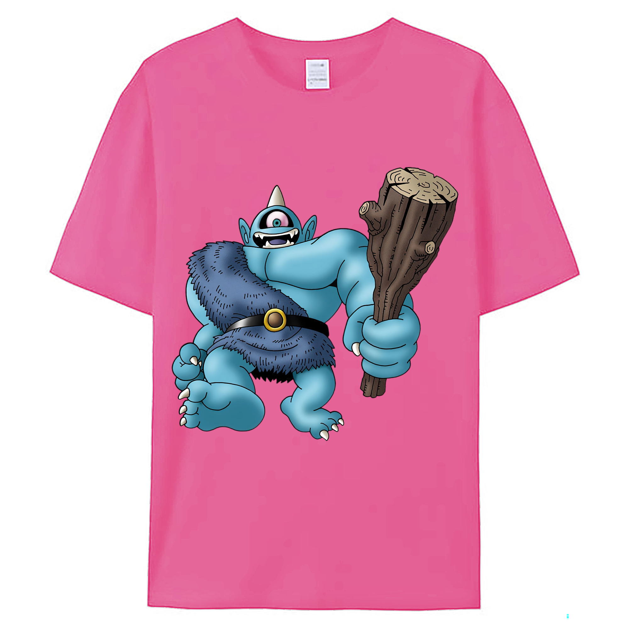 （画像用） ドラゴンクエスト Doragon Kuesuto Dragon Quest レディースカジュアルプリントTシャツ（綿100％）
